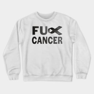 Fuck Cancer (Black Ribbon) Crewneck Sweatshirt